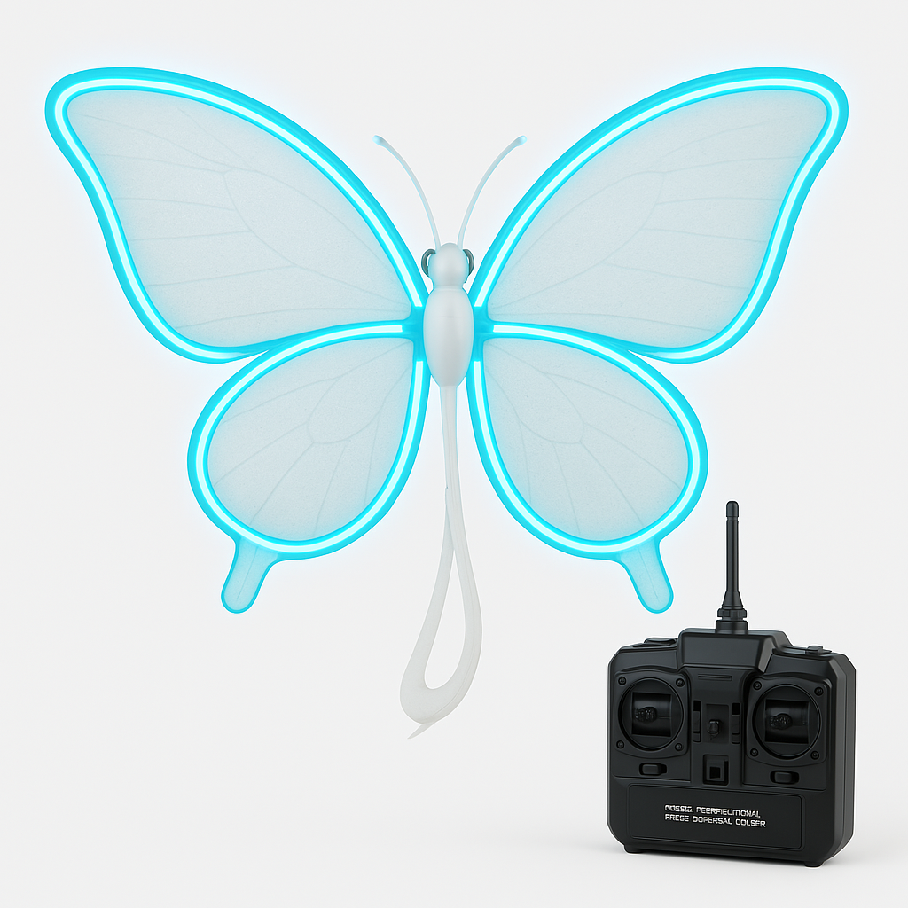 Mariposa Voladora Biónica con Control Remoto