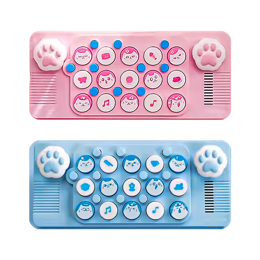 Teclado de Música de Bolsillo EasyPlay MEOW Blue and Pink